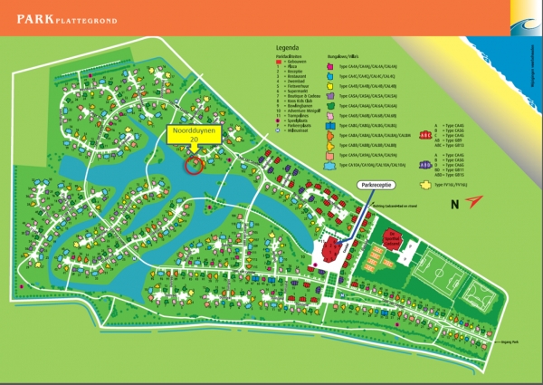 Foto S Categorie Ligging Op Het Park Foto Plattegrond Park Met Noorduynen 20