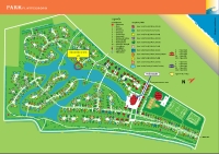 Ligging op het park