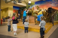 Animatieteam in actie